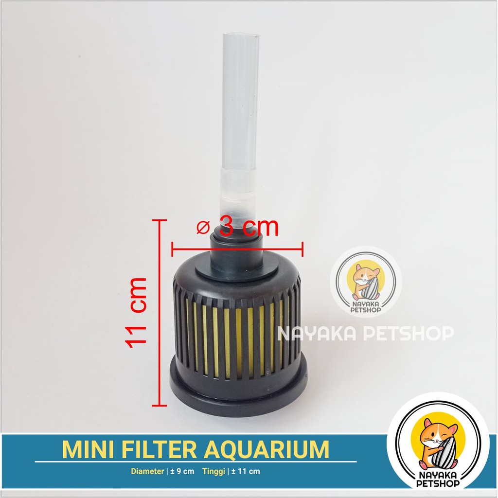 Mini Filter Aquarium Saringan Air Kecil Aquascape Murah