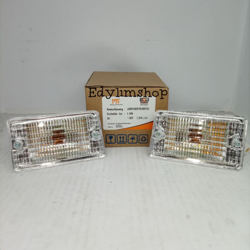 Lampu bemper bumper L300 kristal harga per set 1set kiri kanan