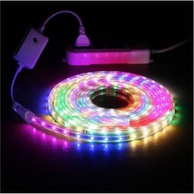 Lampu Led Strip selang warna warni RGB 6 colors 8 meter dengan bermacam animasi