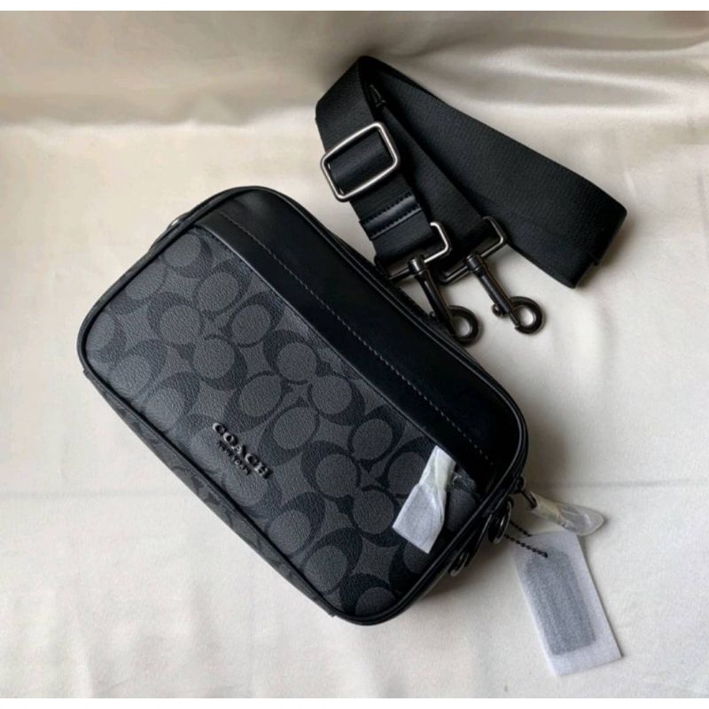 Coach Edge Belt Bag In Signature Canvas