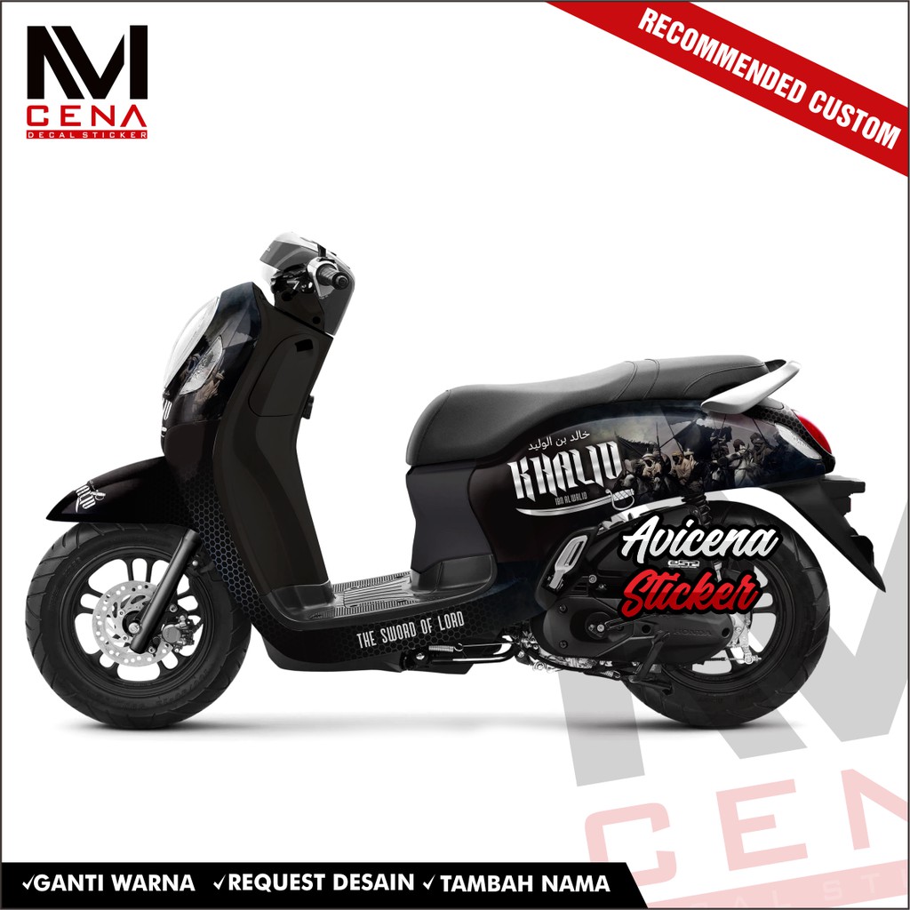 Sticker Striping Decal Scoopy Prestige New 2021 Decal Sticker New Scoopy Prestige 2021 Full khalid