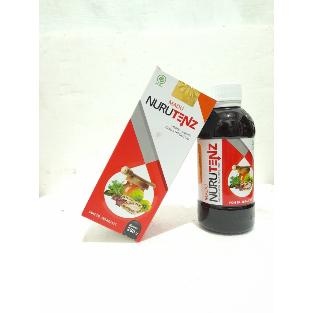 

MADU NURUTENZ/MADU HERBAL PENURUN DARAH ORIGINAL 280 GRAM - MERINGANKAN GEJALA HIPERTENSI