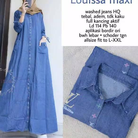 "AMK.26Au22ᴷ" Louissa Maxi Jeans Bordir