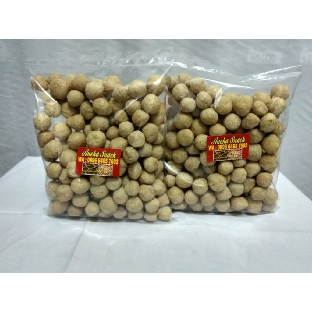 

Aneka Snack Keripik Tahu Bulat Mini Kemasan 150 gram / Kripik Tahu Bulat