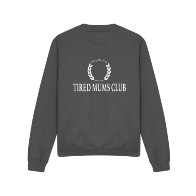 TIRED MUMS CLUB SWEATER OVERSIZE WANITA