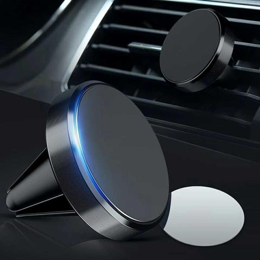 [RO ACC]  CIRCLE MAGNETIC CAR HOLDER AIR VENT UNIVERSAL ALL TIPE HP