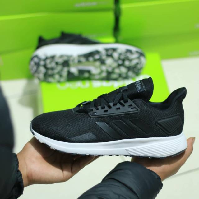 ADIDAS DURAMO9 BLACK BLACK WHITE ORIGINAL