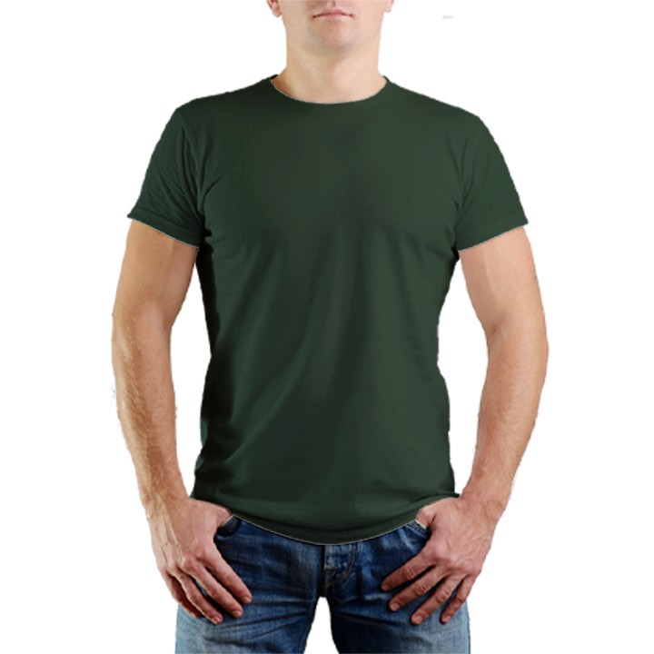 KAOS HIJAU ARMY POLOS LENGAN PENDEK PANJANG FASHION COWOK PRIA LAKI LAKI CEWEK WANITA