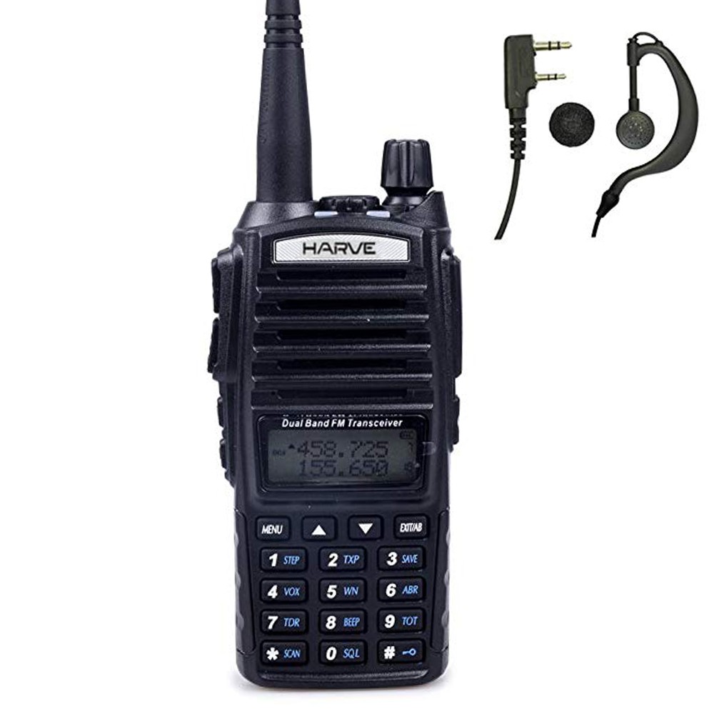 Handy Talky Harve HV-88 Pro 8watt  Dual Ptt HT Harve HV88 8 Watt UV82
