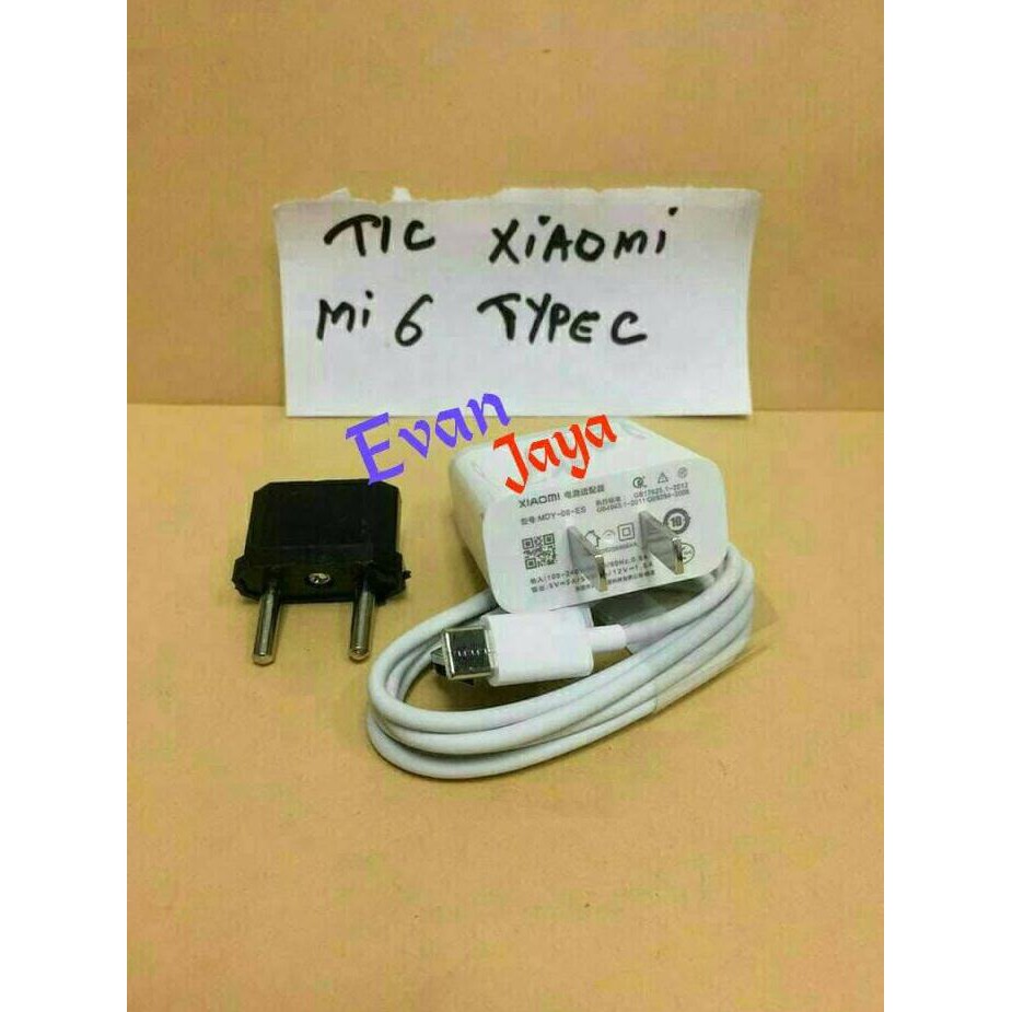 Bestseller Charger Xiaomi Mi6 Mdy 08 Es Usb Type C Original Output 3A