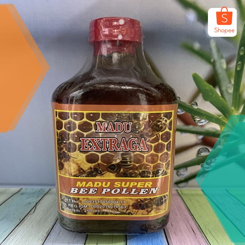 

madu extraga bee pollen 250ml Terlaris