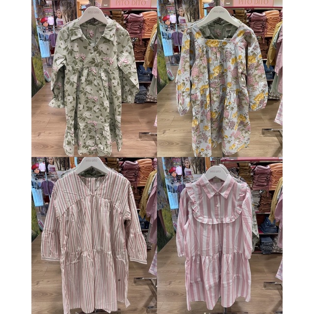 Dress anak perempuan Pito Dito (1-14 tahun)