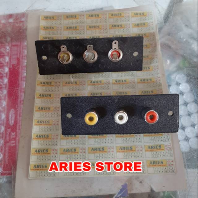 SOKET RCA ISI 3 SOKET RCA