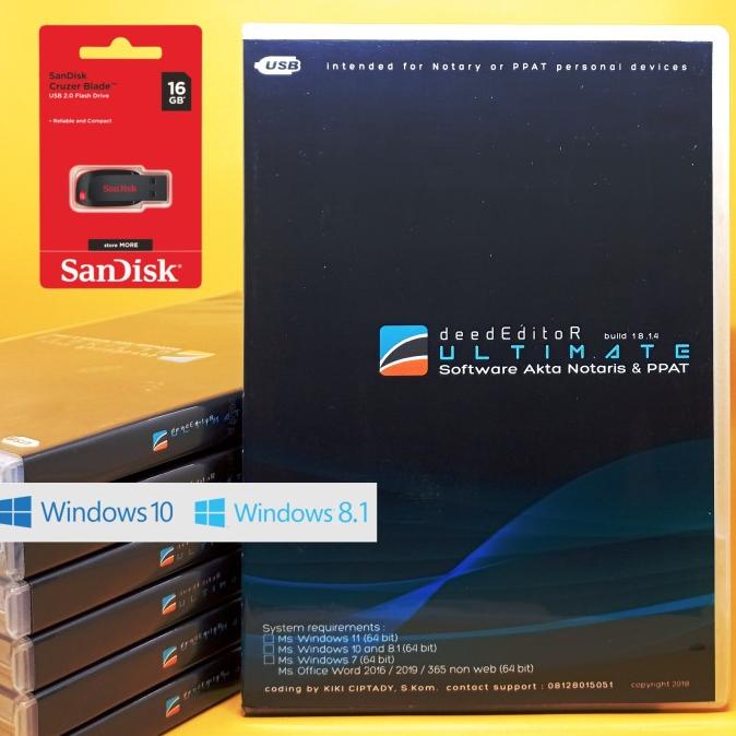 Software Notaris PPAT deedEditoR Ultimate x64