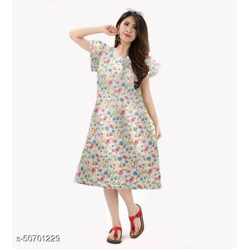 Baju tidur Korea mini-White