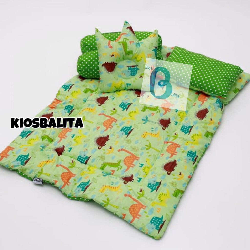 FREE BANTAL MENYUSUI ARM PILLOW!! Baby Bed Set Bedcover Selimut Bantal Bayi Cover Alas Tidur Baby