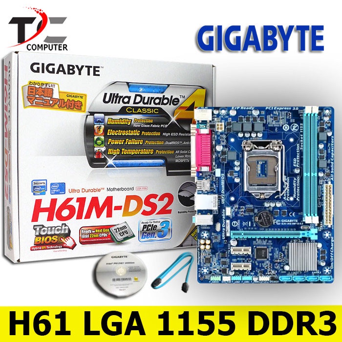 MAINBOARD MOBO MOTHERBOARD LGA 1155 H61 NEW