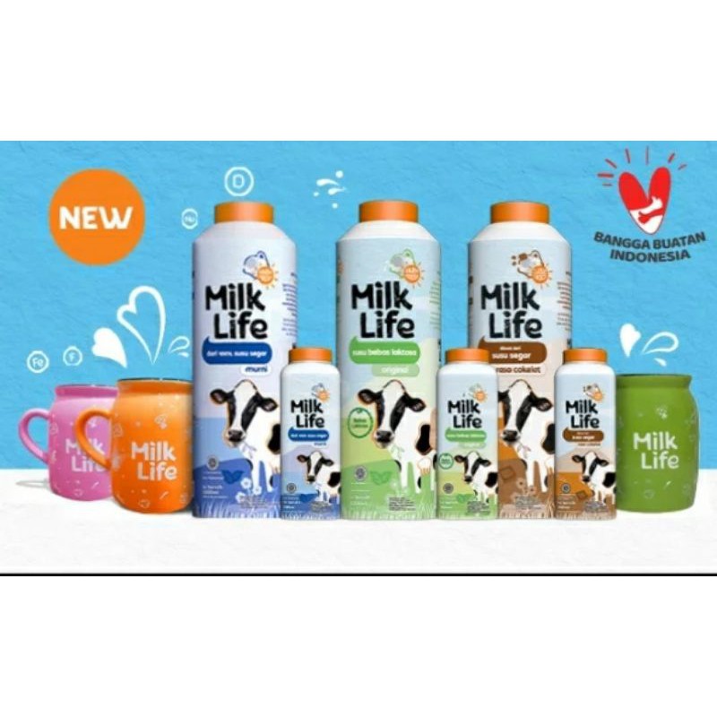 

Susu MILK LIFE Fresh Milk 1lt - Grab/Gojek only - Min 1 dus (12pcs)