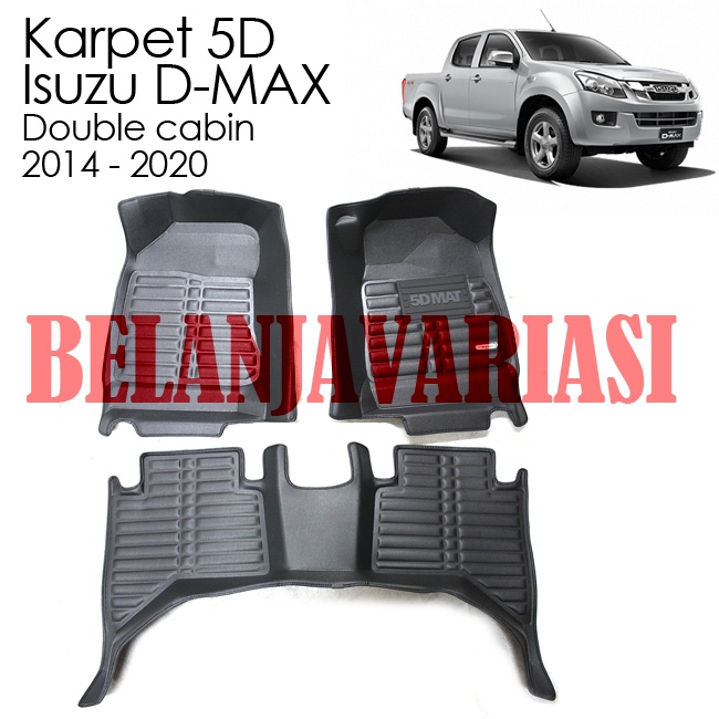 Karpet Mobil 5D Isuzu Dmax D-MAX 2014 - 2021 Daytona