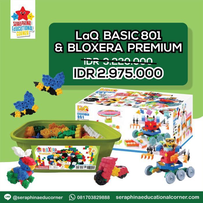 Seraphina Bundle LaQ Basic 801 & BloXera Premium