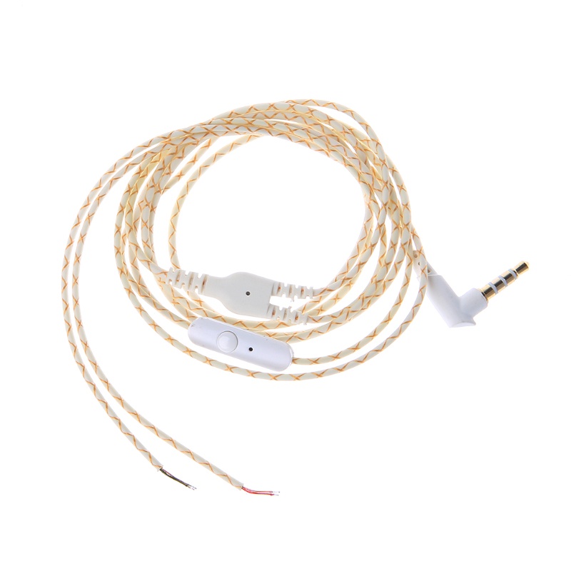 Kabel Kabel Mikrofon Headphone BT 3.5mm Interface Kabel Suara Jernih 1.2m