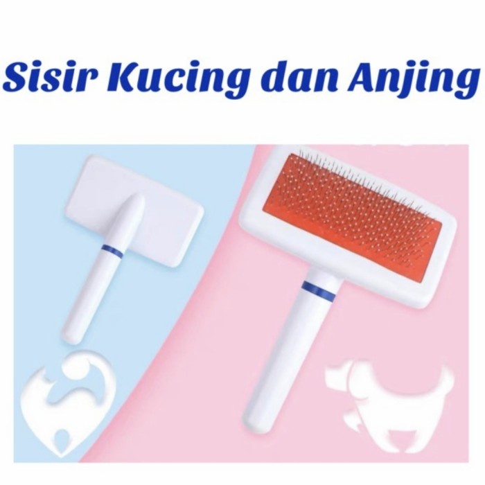 Sisir Sikat Kucing Anjing Musang Kelinci Pet Grooming Brush Comb