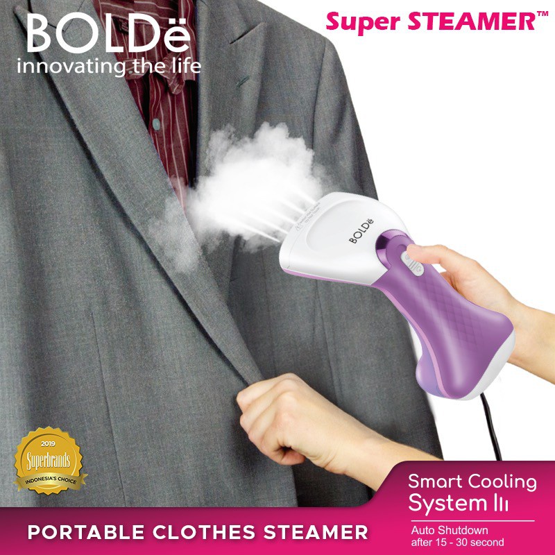 Setrika Uap BOLDe Super Steamer LAVIOLA Gosokan Baju Uap  BOLDe Super Steamer Laviola