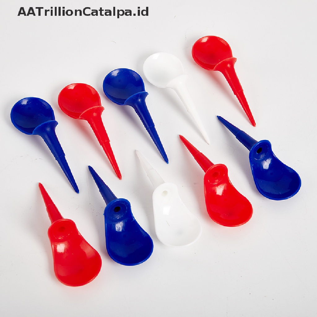 Aatrillioncatalpa 10pcs Tee Bola Golf Bahan Plastik Ukuran 85mm