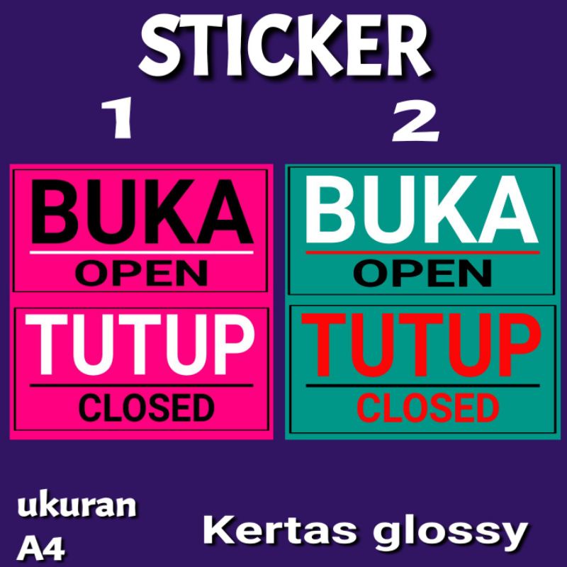 

STICKER & KERTAS BUKA TUTUP 02