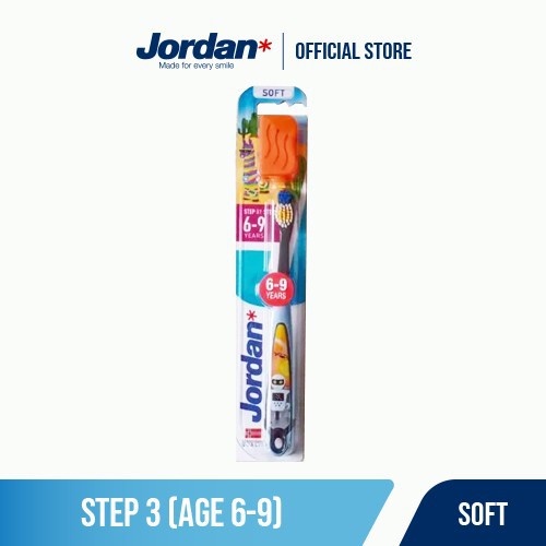 JORDAN ORAL CARE KIDS STEP 3 SOFT TOOTHBRUSH 1 PCS / 6-9 YEARS