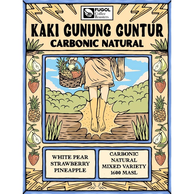 

[COD] Biji Kopi Kaki Gunung Guntur Carbonic Natural (200 gr) Single Origin [COD]