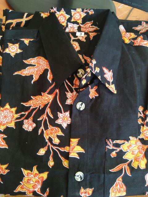 Batik Pekalongan Couple Gamis Bunga Rh