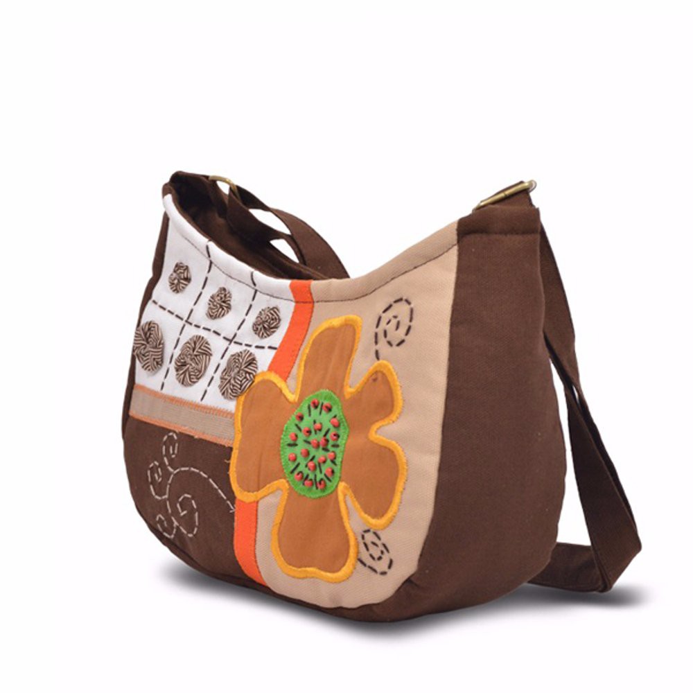  Tas  Hangout Selempang  Wanita  Nupi Brown discount price 