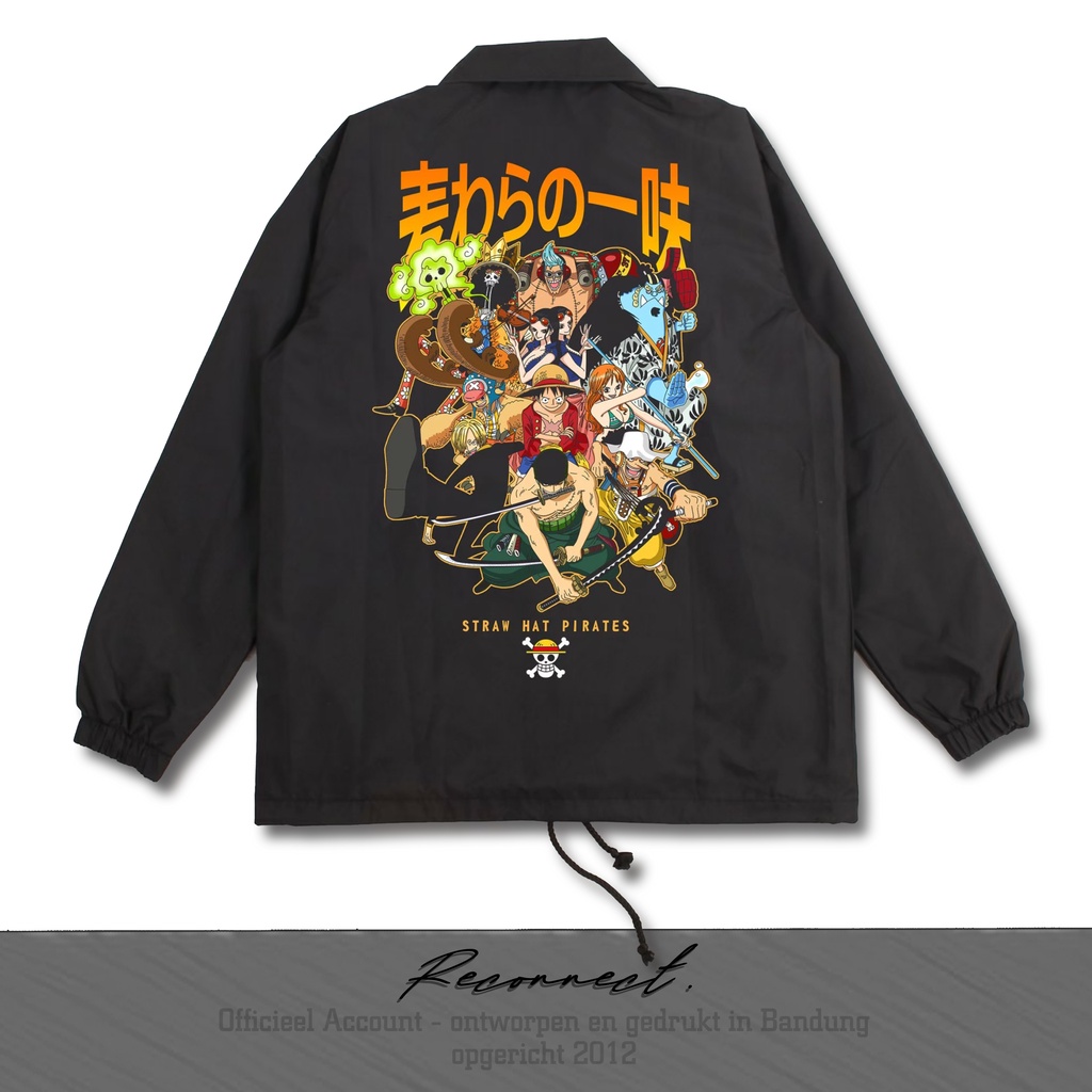 Reconnect Coach Jacket Onepiece Straw Hat Pirates - Unisex