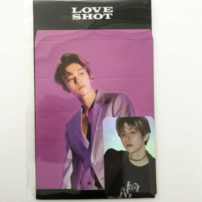 OFFICIAL EXO HOLOGRAM PHOTOCARD SET BAEKHYUN Standee & Holo PC