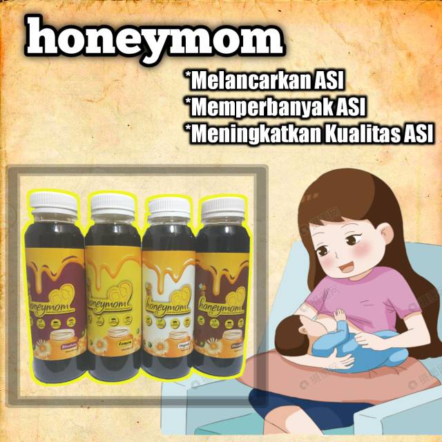 Asi booster Pelancar Asi Madu Honeymom 100% Original