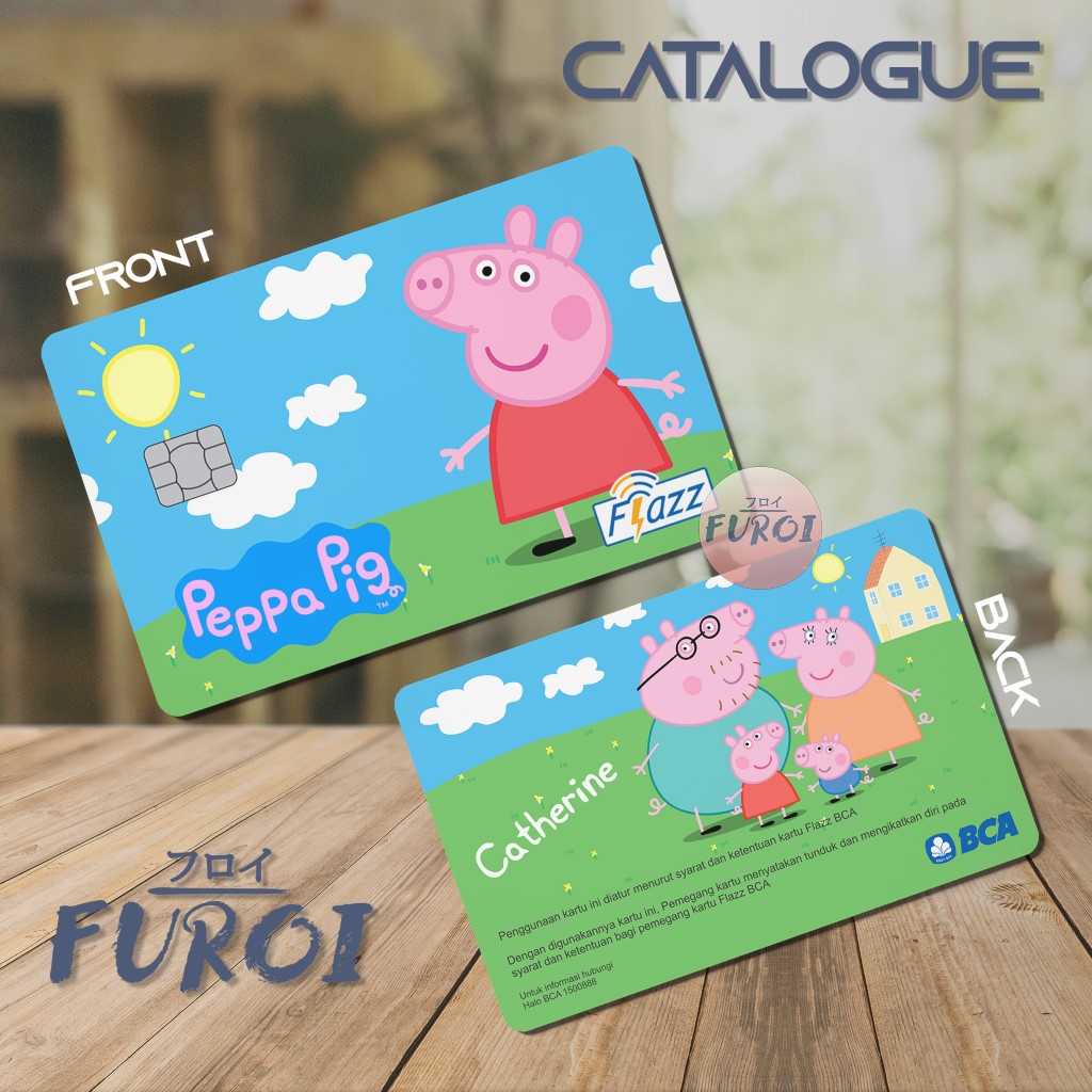 Custom Flazz BCA | Custom Emoney Mandiri | Peppa Pig