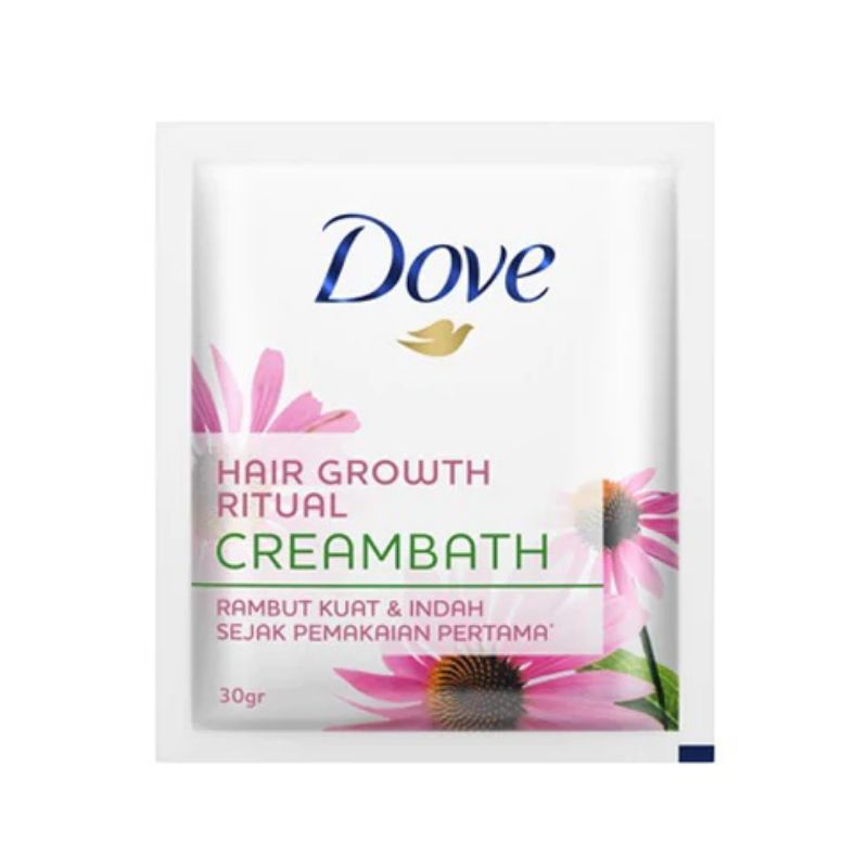 DOVE HAIR GROWTH RITUAL CREAMBATH 30 GR (3 sachet)