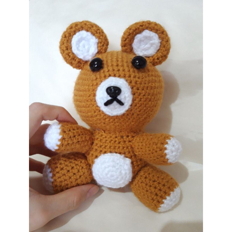 Boneka Rajut Amigurumi Beruang Rilakumma