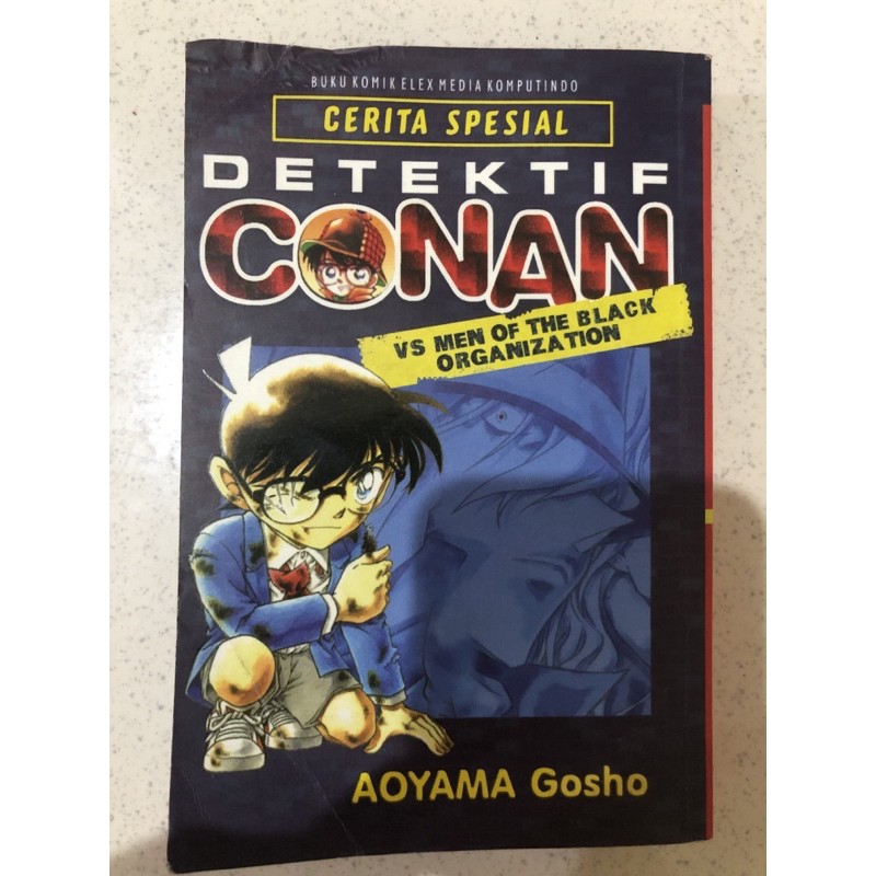 CERITA SPESIAL Komik Detektif Conan vs Men Of The Black organization