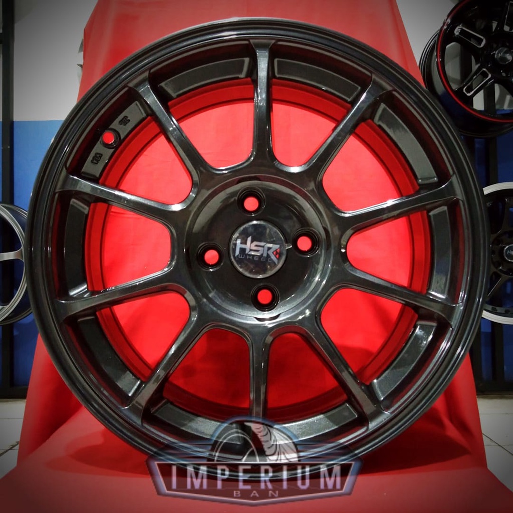 Velg Ze40 R Ring 16 HSR Zero R16x7 H4x100 Et40 Dark Gun Metal