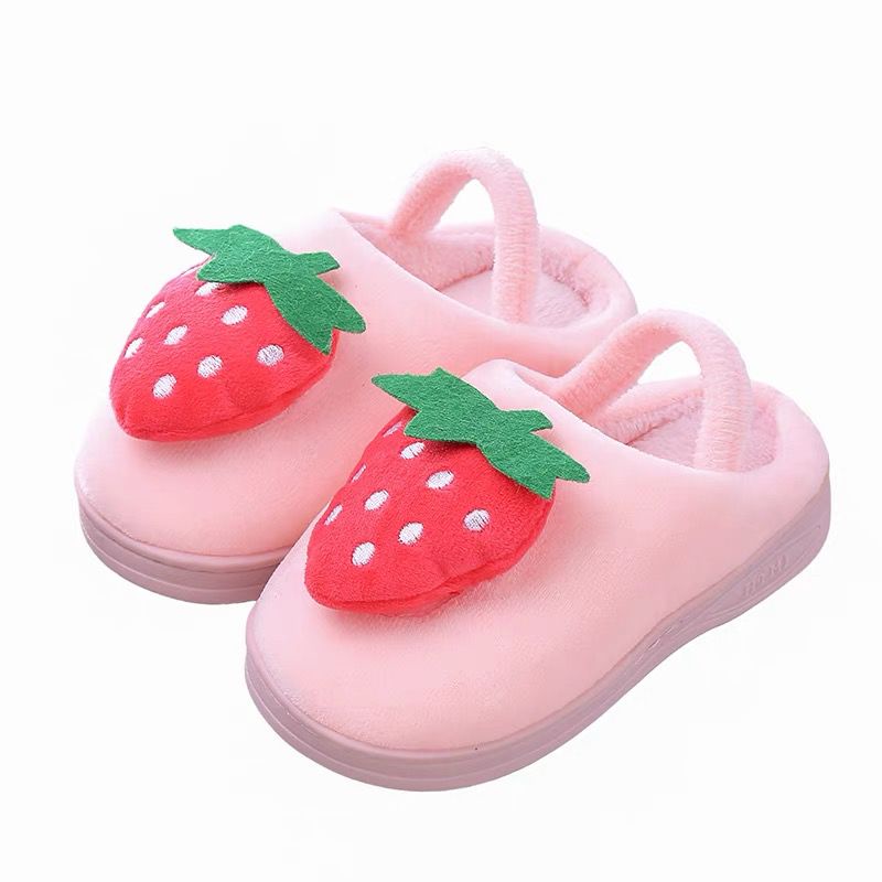 SANDAL RUMAH STROBERI STRAWBERRY ANAK PEREMPUAN SEPATU KAMAR IMPOR BUAH BUAHAN