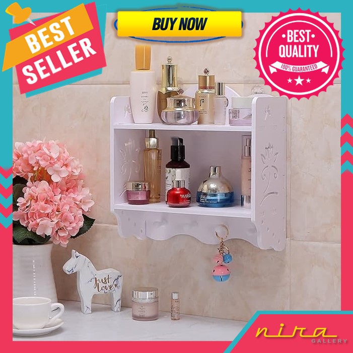 Rak Dinding Tempat Make Up Rak Gantung Rak Kosmetik Rak Make Up Rak Serbaguna Rak Makeup A766