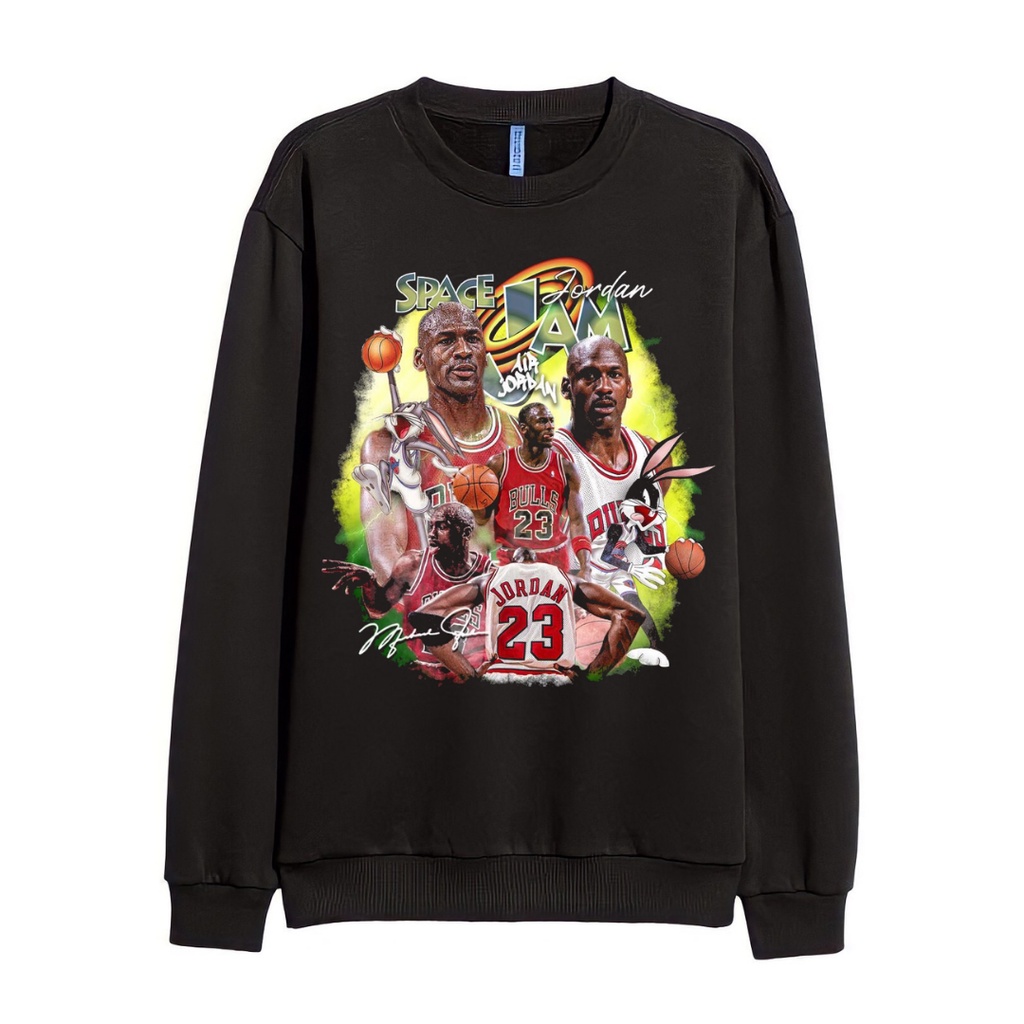 Psycho Crucify "Space Jam Michael Jordan" Crew Neck Sweater | Sweater Space Jam | Michael Jordan | L