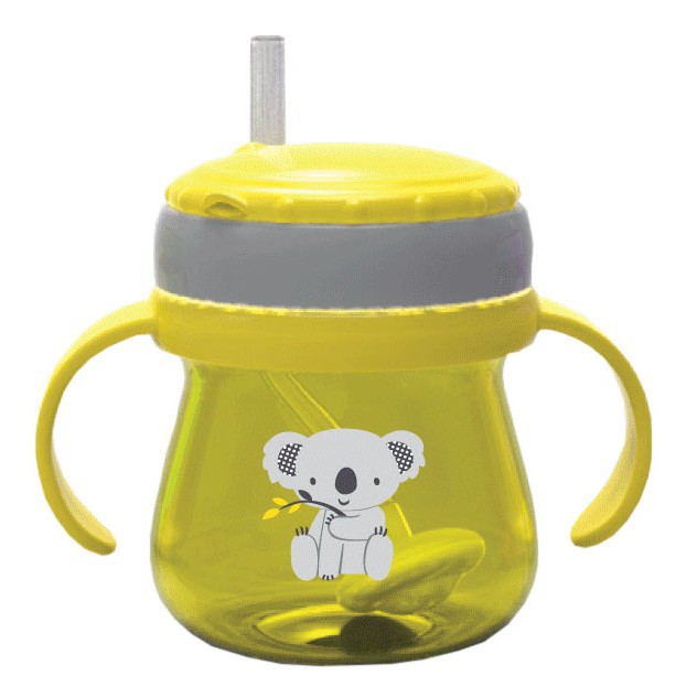 Baby Safe Cup Weighted Straw JP019 Kuning Botol Minum