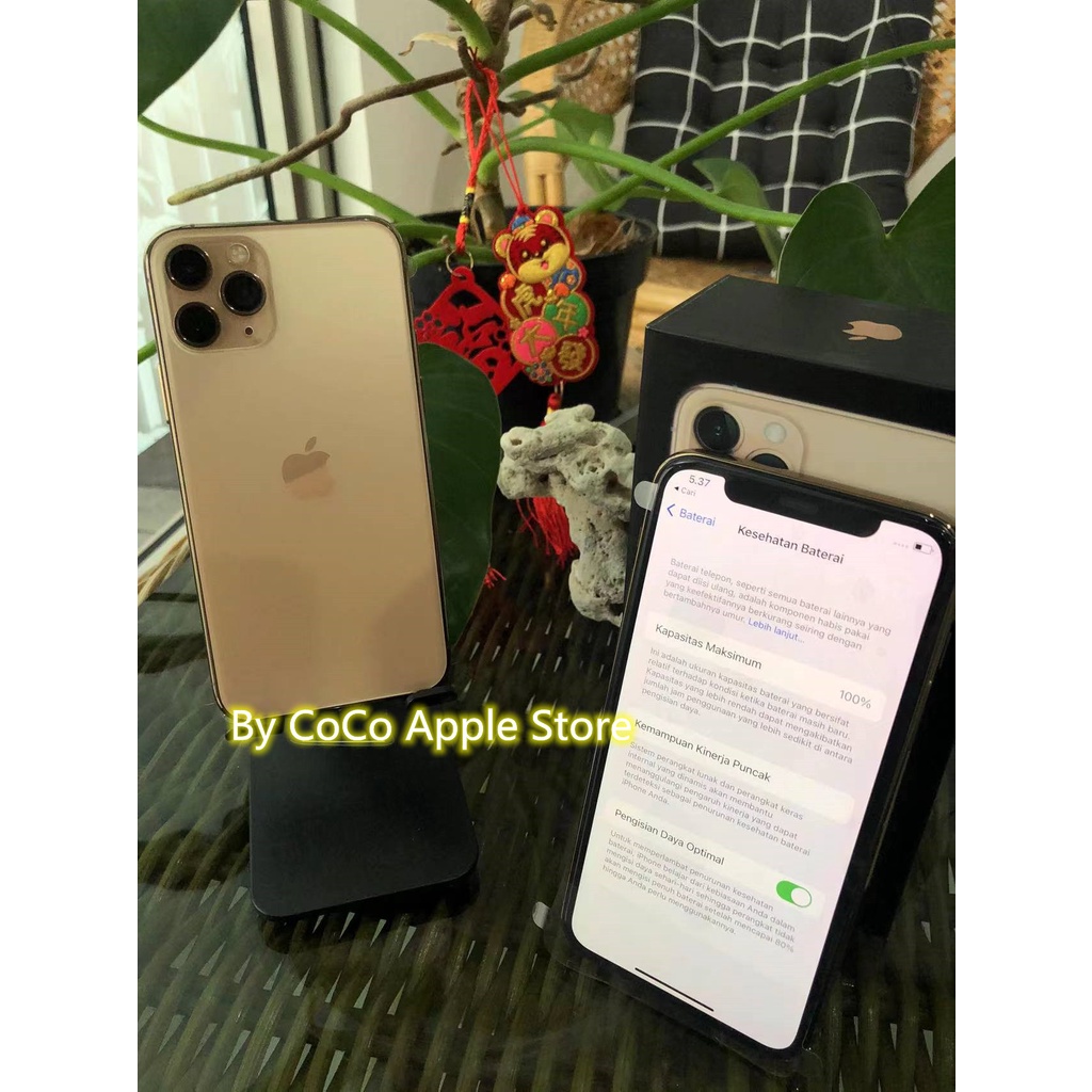 Apple iPhone 11Pro 64GB Silent Fullset original Second Mulus Like New 3utools All Green (Garansi 1Bulan)