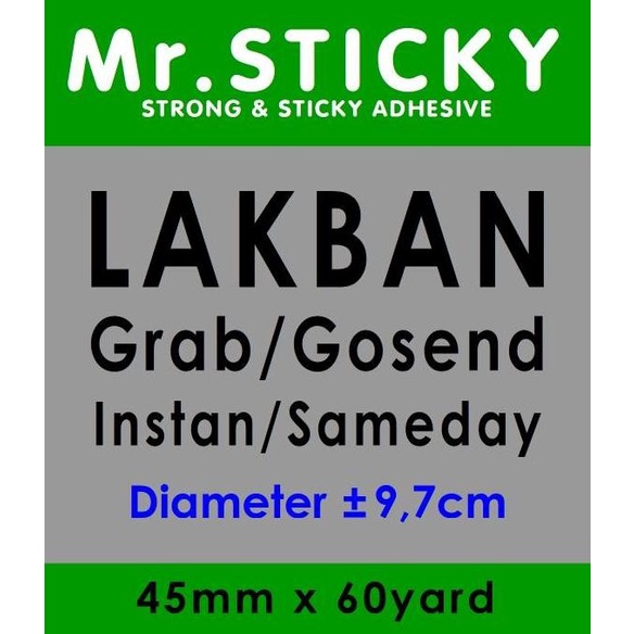 

LAKBAN BENING/COKLAT 45MM X 60 YARD 1 DUS 72 ROL - Bening ---Termurah---