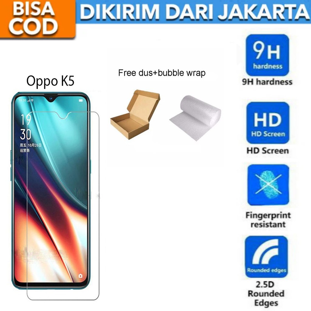 Oppo K5 Tempered Glass Screen Protector Anti Gores