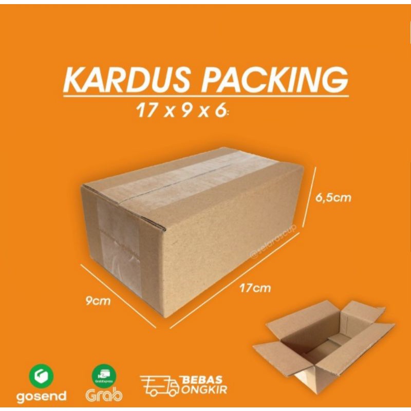 

Termurah kardus 17x9x6 cm polos packaging
