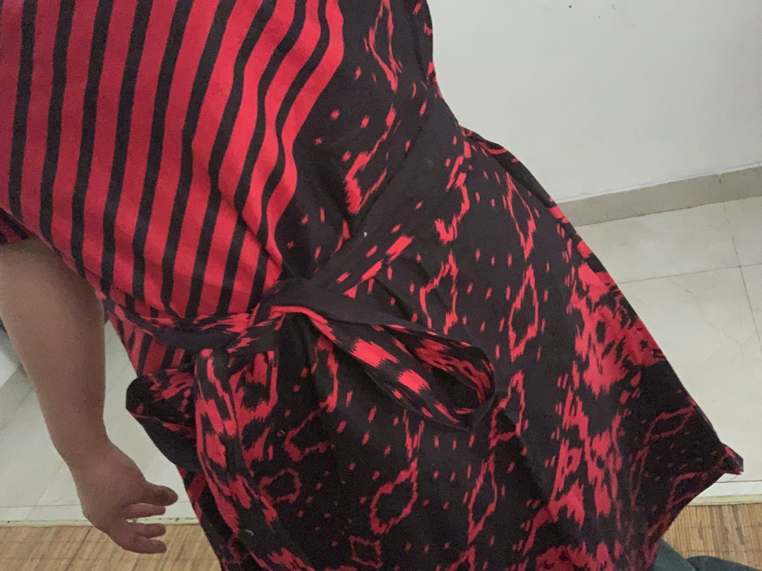 Dress Lancip Motif Tenun Troso